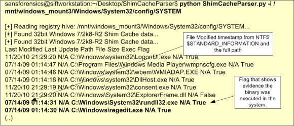 shimcache-parser