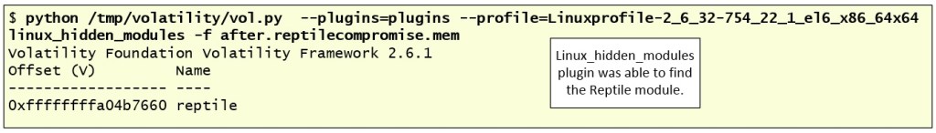 Notes on Linux Memory Analysis – LiME, Volatility and LKM’s | Count ...